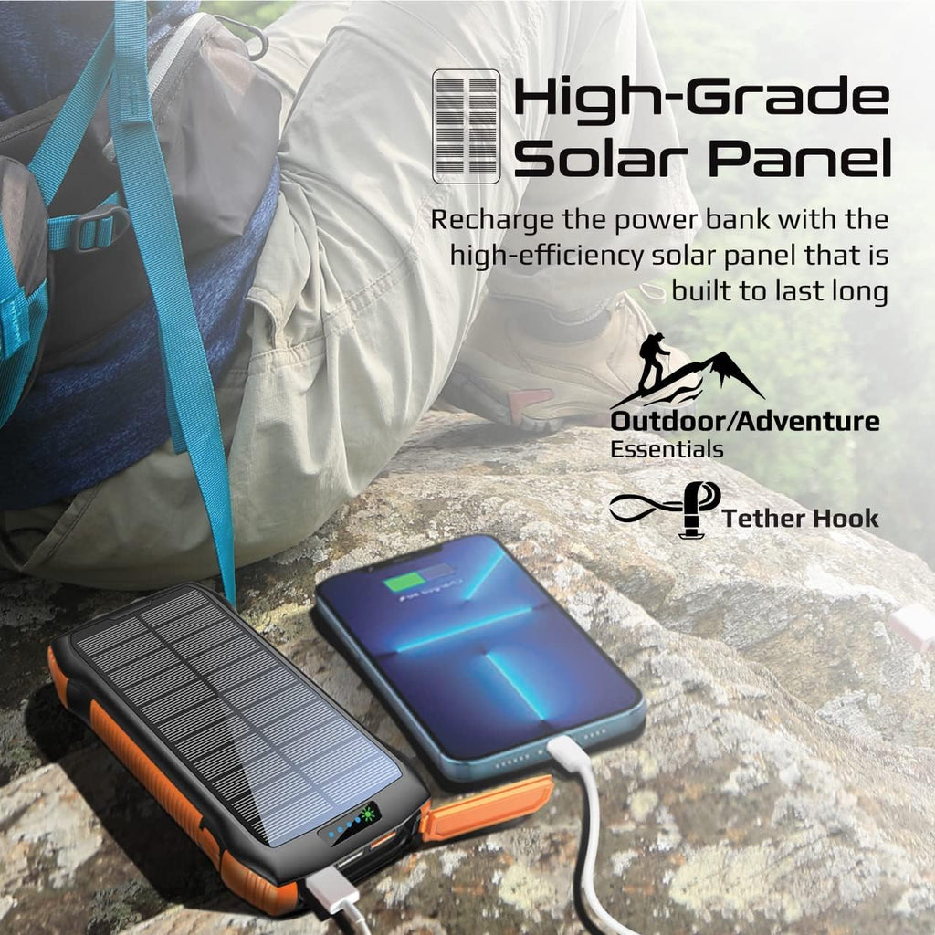 20000mAh Solar Power Bank