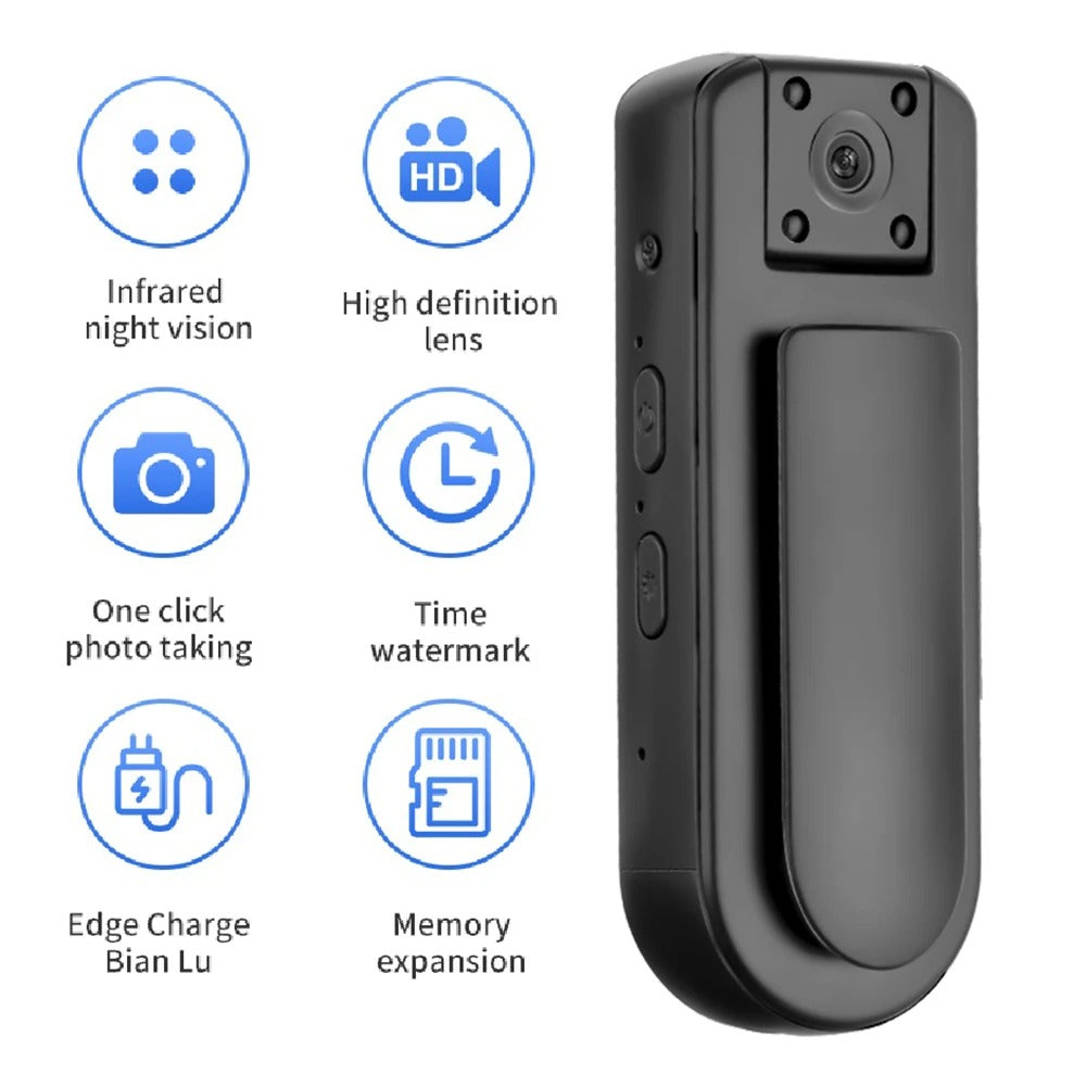 Mini Body Camera with Audio & Video Recording