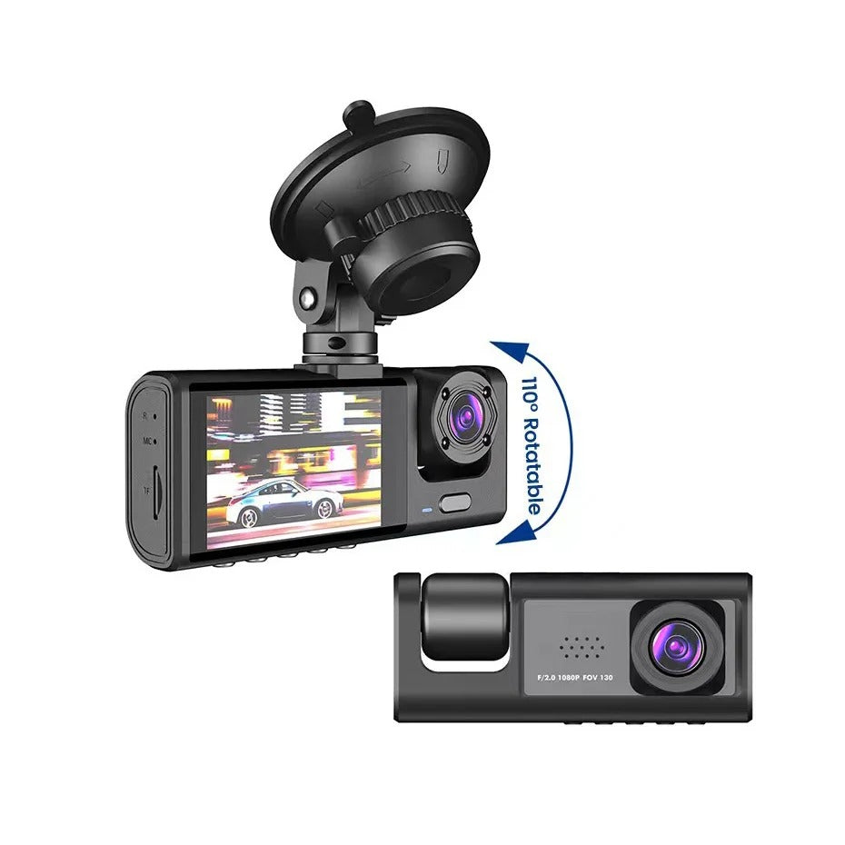 3-Lens Inside Dash Cam