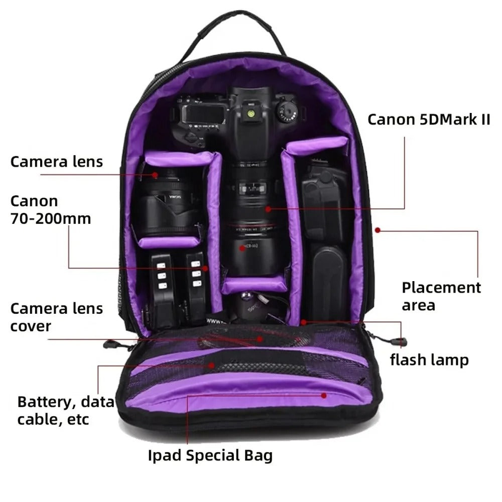 Multi-functional Outdoor Camera Backpack