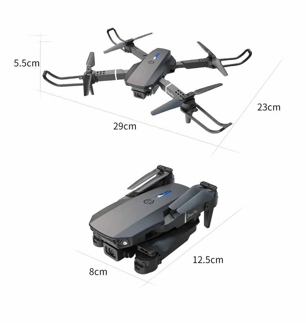 E88 drone camera with HD