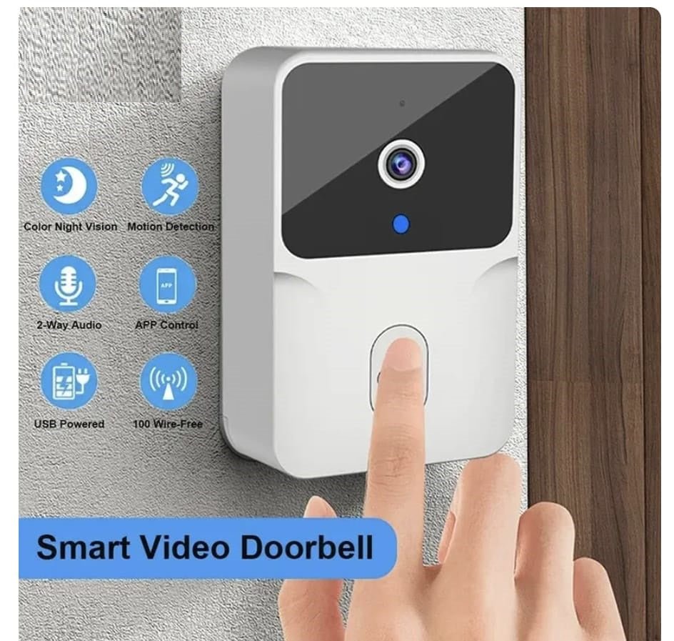 Wireless camera door bell