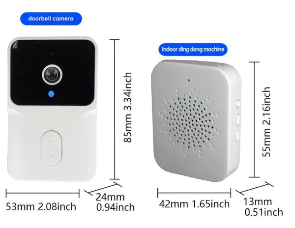 Wireless camera door bell